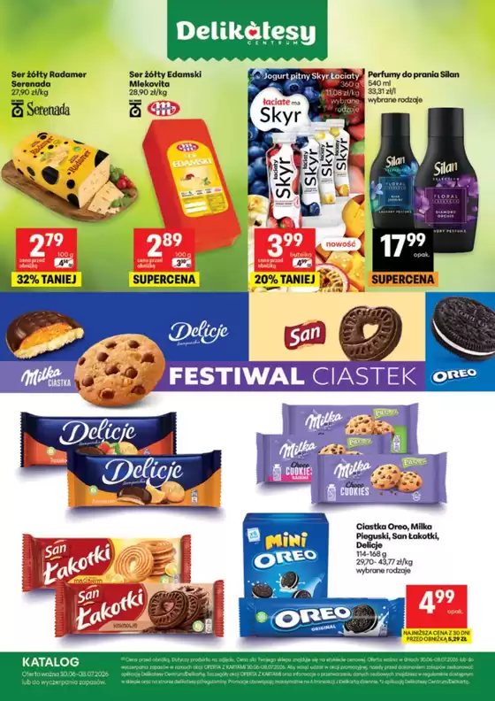 Katalog Delikatesy Centrum | Oszczędzaj teraz dzięki naszym ofertom | 2026-06-30T00:00:00.000Z - 2026-07-08T00:00:00.000Z