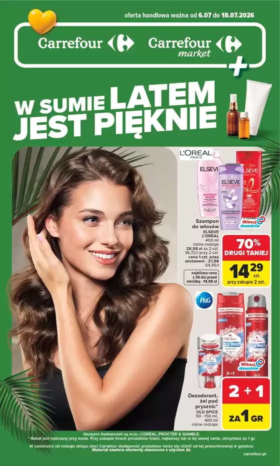 Katalog Carrefour | Gazetka Carrefour Market w SUMIE latem jest pięknie | 2026-07-05T00:00:00.000Z - 2026-07-18T00:00:00.000Z