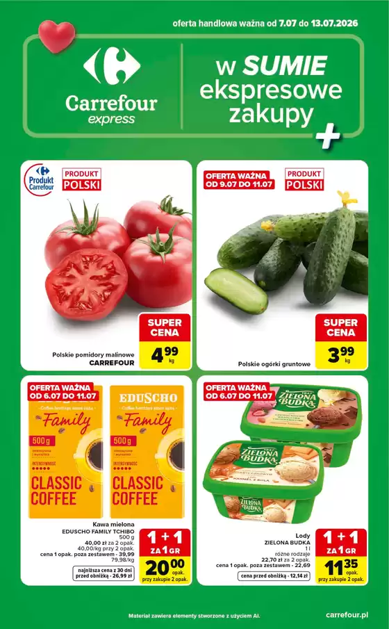 Katalog Carrefour Express | Gazetka express w SUMIE ekspresowe zakupy | 2026-07-06T00:00:00.000Z - 2026-07-13T00:00:00.000Z
