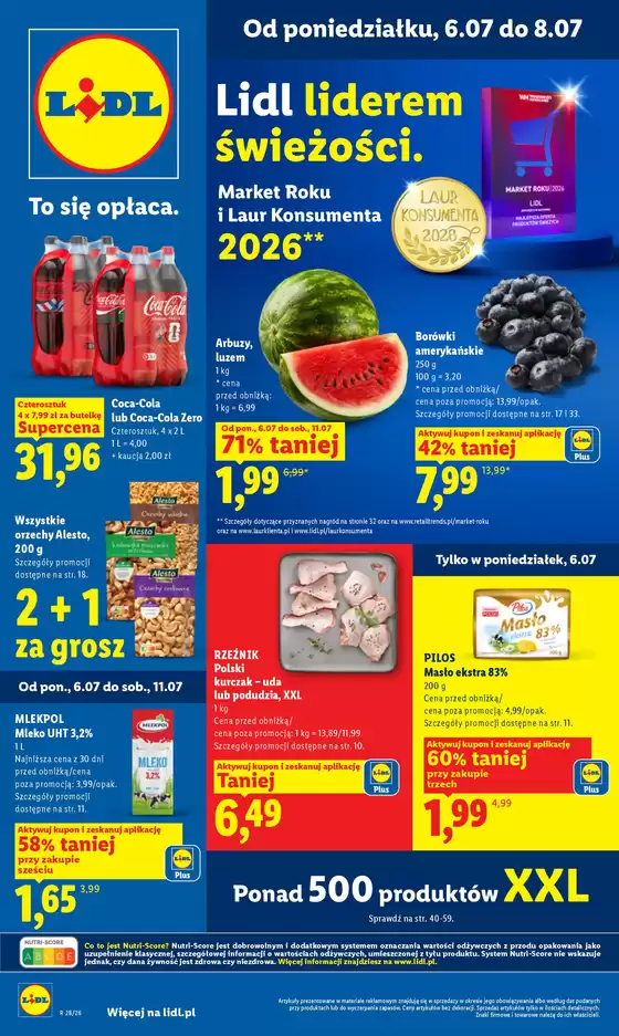 Katalog Lidl | Gazetka ważna od 6.07 | 2026-07-06T00:00:00.000Z - 2026-07-08T00:00:00.000Z
