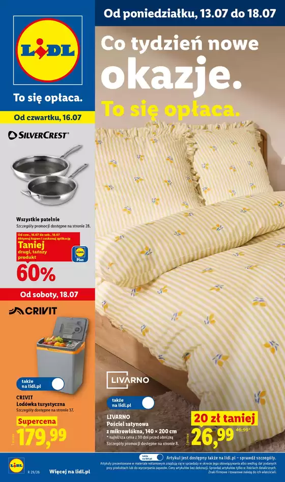 Katalog Lidl | Katalog ważny od 13.07 do 18.07 | 2026-07-13T00:00:00.000Z - 2026-07-18T00:00:00.000Z