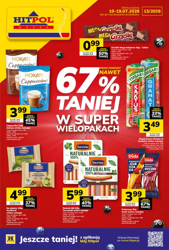 Katalog Hitpol | Naweт 67% taniej w super wielopakac | 2026-07-10T00:00:00.000Z - 2026-07-19T00:00:00.000Z