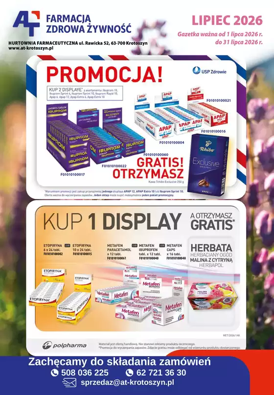 Katalog AT w: Gniezno | Farmacja / zdrowa żywność | 2026-07-07T00:00:00.000Z - 2026-07-31T00:00:00.000Z