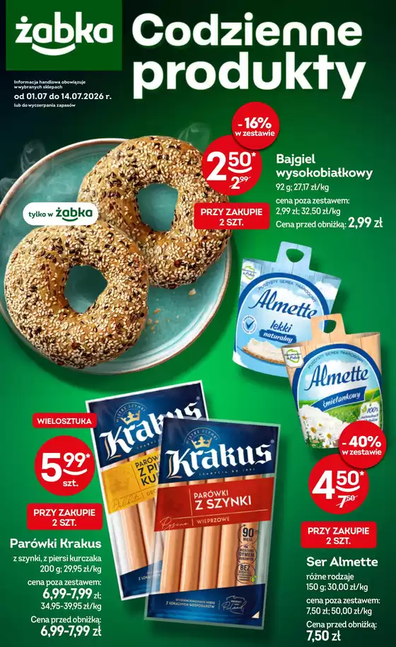 Katalog Żabka | Ekskluzywne oferty i okazje | 2026-07-01T00:00:00.000Z - 2026-07-14T00:00:00.000Z