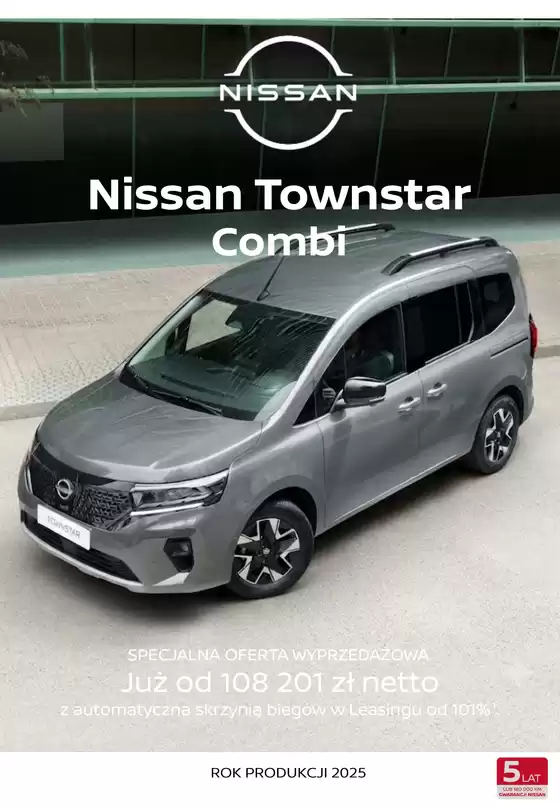 Katalog Nissan | Townstar combi cennik | 2026-07-08T00:00:00.000Z - 2026-07-22T00:00:00.000Z