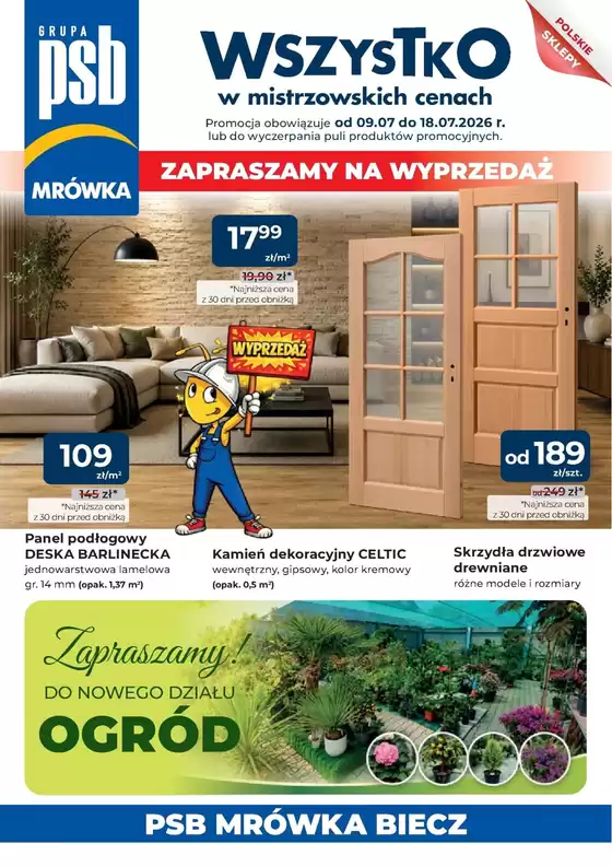 Katalog Mrówka | Nasze najlepsze okazje | 2026-07-09T00:00:00.000Z - 2026-07-18T00:00:00.000Z