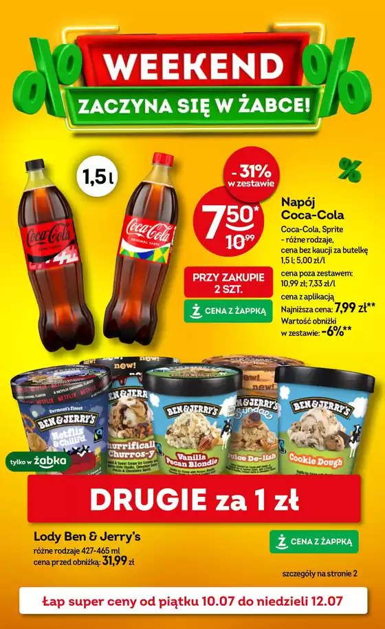Katalog Żabka | Oszczędzaj teraz dzięki naszym ofertom | 2026-07-10T00:00:00.000Z - 2026-07-12T00:00:00.000Z