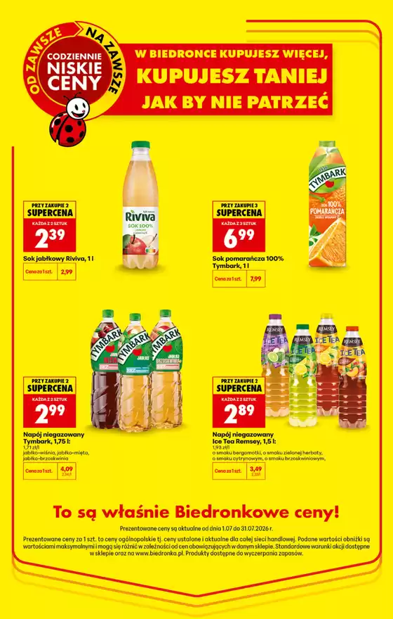 Katalog Biedronka w: Zabłudów | Ekskluzywne okazje | 2026-07-01T00:00:00.000Z - 2026-07-31T00:00:00.000Z