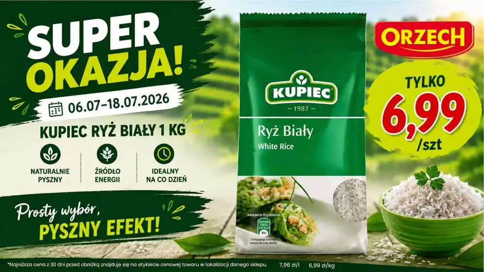 Katalog Orzech w: Sokółka | Najlepsze oferty i rabaty | 2026-07-06T00:00:00.000Z - 2026-07-18T00:00:00.000Z