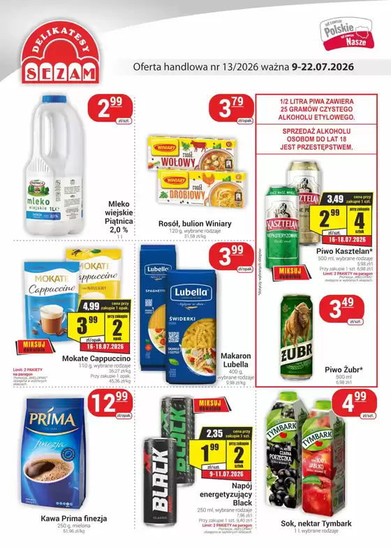 Katalog Premium Nasz Sklep w: Sokółka | Oferta handlowa nr 13/2026 | 2026-07-10T00:00:00.000Z - 2026-07-22T00:00:00.000Z
