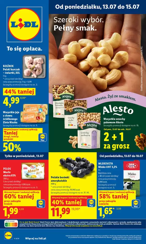 Katalog Lidl w: Malbork | Gazetka ważna od 13.07 | 2026-07-13T00:00:00.000Z - 2026-07-15T00:00:00.000Z