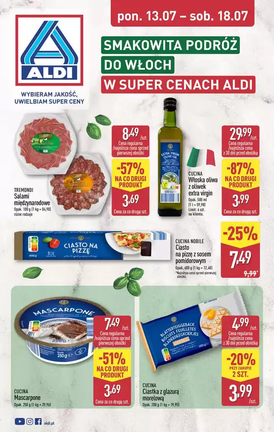 Katalog Aldi w: Malbork | Świetna oferta dla łowców okazji | 2026-07-13T00:00:00.000Z - 2026-07-18T00:00:00.000Z