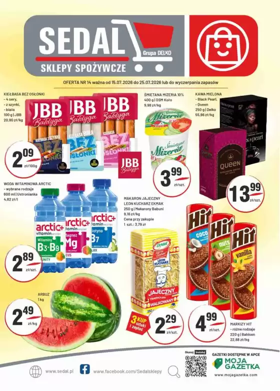 Katalog Sedal w: Stawiszyn | Sedal gazetka | 2026-07-15T00:00:00.000Z - 2026-07-25T00:00:00.000Z