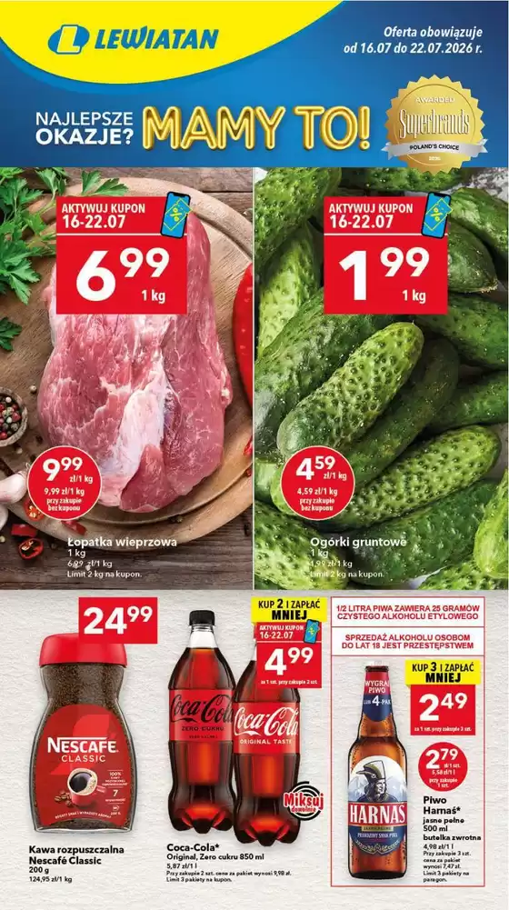 Katalog Lewiatan w: Krośniewice | Nowe oferty do odkrycia | 2026-07-16T00:00:00.000Z - 2026-07-22T00:00:00.000Z