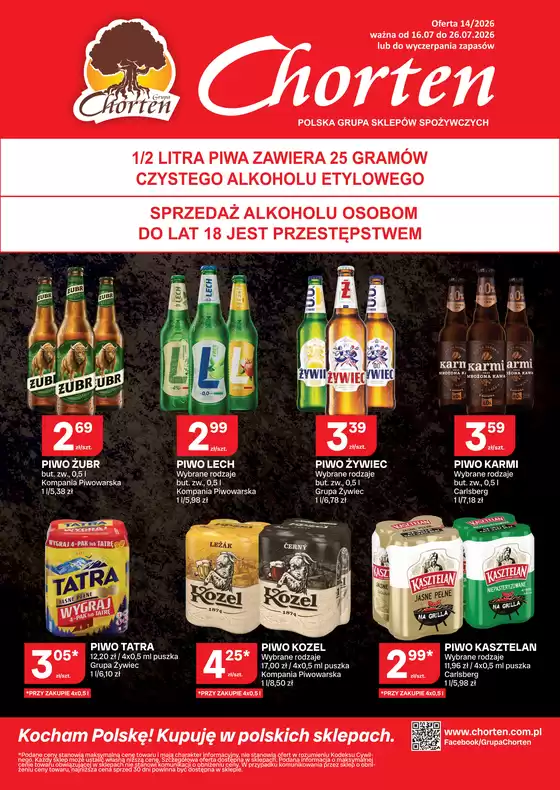 Katalog Chorten w: Legionowo | Południe plakat 14 piwny 2026 07 13 132743 | 2026-07-16T00:00:00.000Z - 2026-07-26T00:00:00.000Z