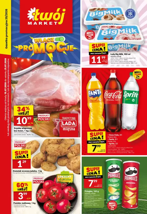 Katalog Twój Market | Twój Market gazetka | 2026-07-15T00:00:00.000Z - 2026-07-21T00:00:00.000Z