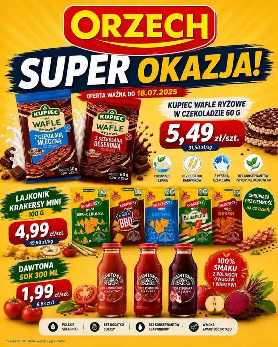 Katalog Orzech w: Wrocki | Ekskluzywne oferty dla naszych klientów | 2026-07-15T00:00:00.000Z - 2026-07-29T00:00:00.000Z