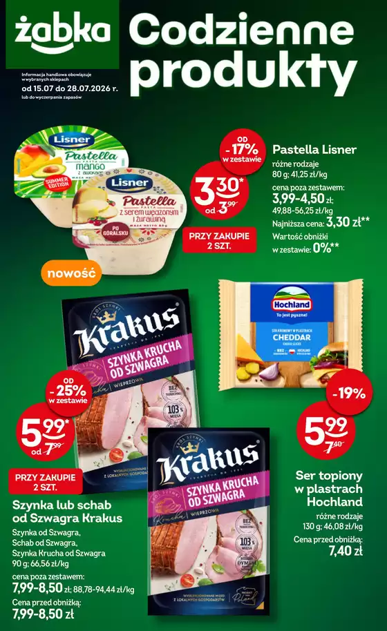 Katalog Żabka | Nowe oferty do odkrycia | 2026-07-15T00:00:00.000Z - 2026-07-28T00:00:00.000Z