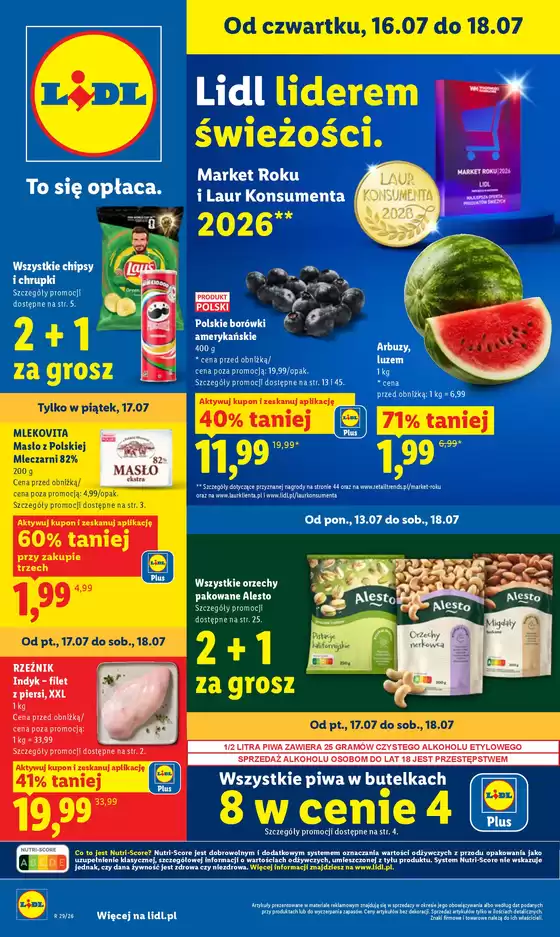 Katalog Lidl | Gazetka od 16.07 | 2026-07-16T00:00:00.000Z - 2026-07-18T00:00:00.000Z