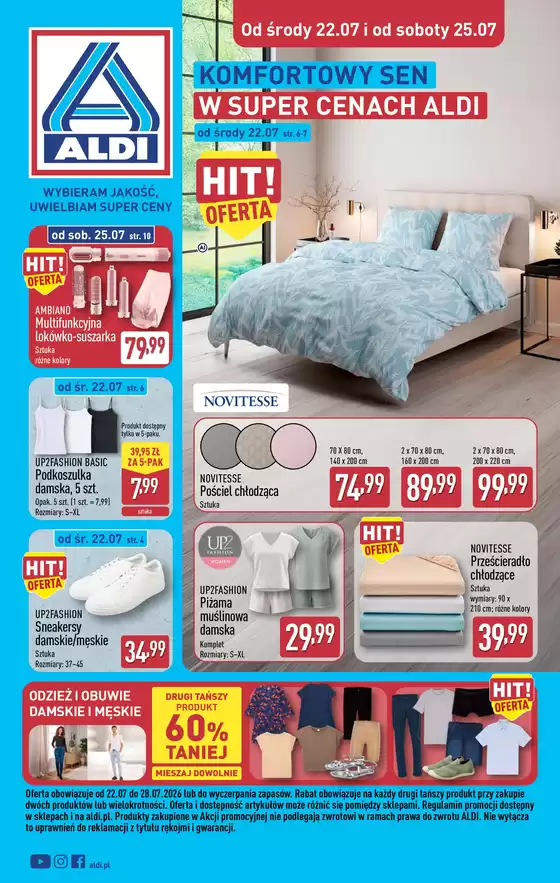 Katalog Aldi | Atrakcyjne oferty specjalne dla wszystkich | 2026-07-22T00:00:00.000Z - 2026-07-28T00:00:00.000Z