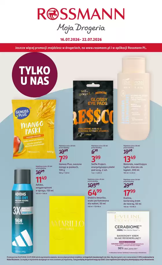 Katalog Rossmann | Rossmann gazetka | 2026-07-16T00:00:00.000Z - 2026-07-22T00:00:00.000Z
