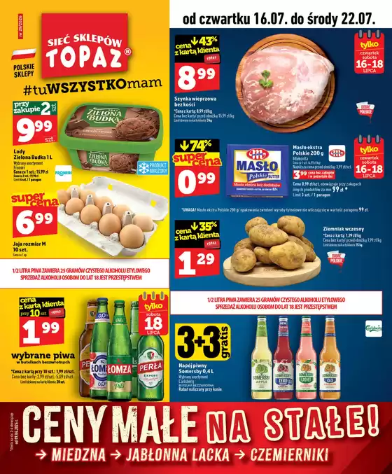 Katalog Topaz | Ekskluzywne oferty i okazje | 2026-07-16T00:00:00.000Z - 2026-07-22T00:00:00.000Z