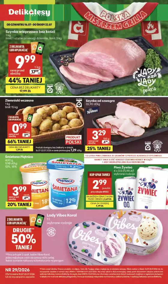 Katalog Delikatesy Centrum | Nowe oferty do odkrycia | 2026-07-16T00:00:00.000Z - 2026-07-22T00:00:00.000Z