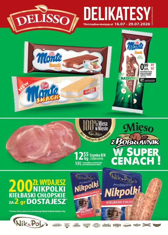 Katalog Delisso Delikatesy | Delisso Delikatesy gazetka | 2026-07-16T00:00:00.000Z - 2026-07-29T00:00:00.000Z