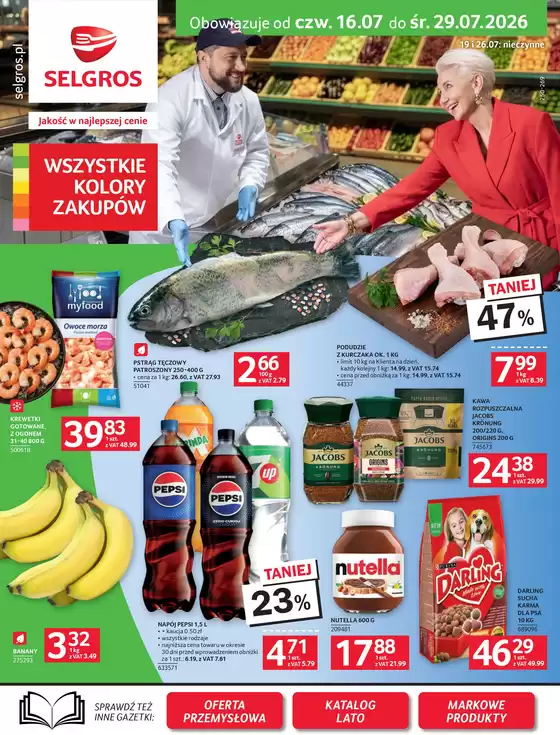 Katalog Selgros | Oferta spożywcza | 2026-07-16T00:00:00.000Z - 2026-07-29T00:00:00.000Z