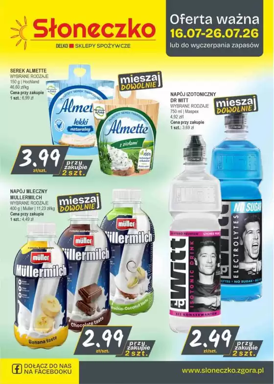 Katalog Słoneczko w: Bielsko-Biała | Sloneczko gazetka | 2026-07-16T00:00:00.000Z - 2026-07-26T00:00:00.000Z