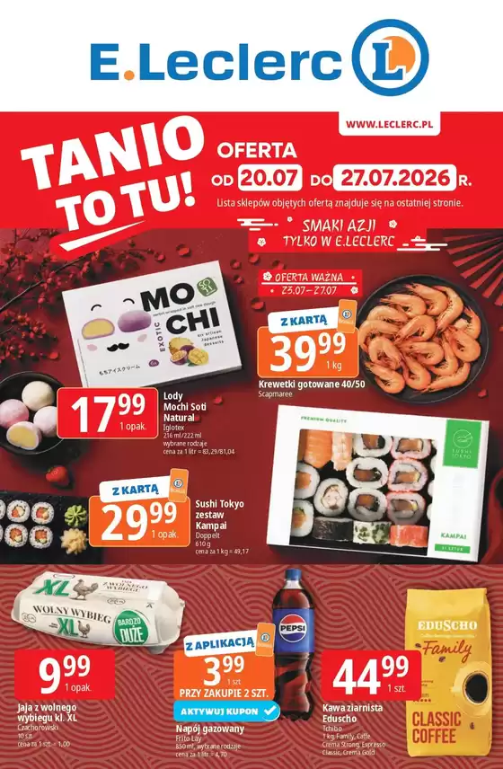 Katalog E.Leclerc | Nasze najlepsze oferty dla Ciebie | 2026-07-20T00:00:00.000Z - 2026-07-27T00:00:00.000Z