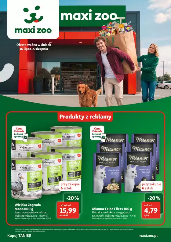 Katalog Maxi Zoo w: Skrzyszów (Śląskie) | Nowa oferta już dostępna | 2026-07-17T00:00:00.000Z - 2026-08-05T00:00:00.000Z