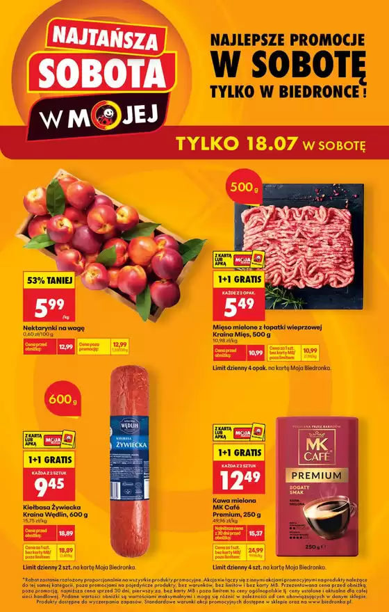 Katalog Biedronka w: Kosów Lacki | Nasze najlepsze okazje | 2026-07-18T00:00:00.000Z - 2026-07-18T00:00:00.000Z