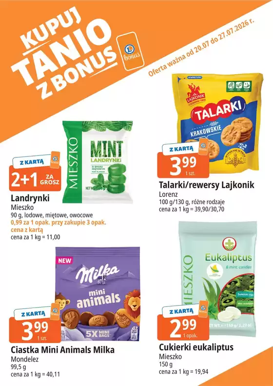 Katalog E.Leclerc w: Tomaszów Lubelski | Ekskluzywne oferty i okazje | 2026-07-20T00:00:00.000Z - 2026-07-27T00:00:00.000Z