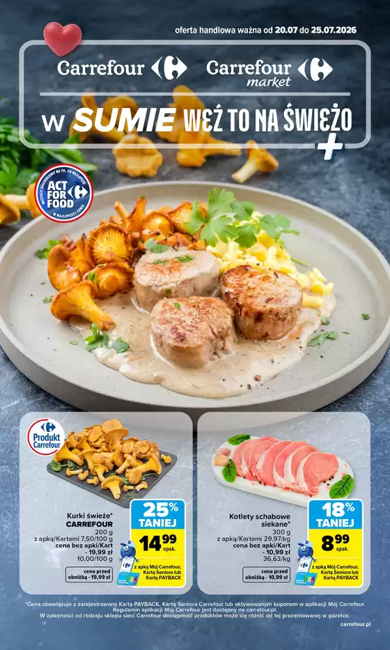 Katalog Carrefour | Gazetka Carrefour Market w SUMIE weź to na świeżo | 2026-07-19T00:00:00.000Z - 2026-07-25T00:00:00.000Z