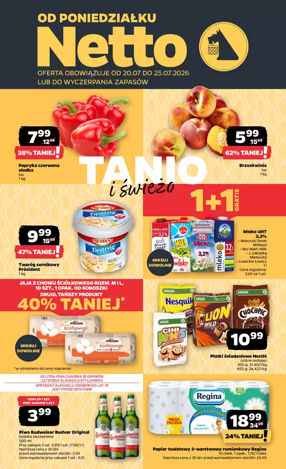 Katalog Netto | Tanio I świeżo | 2026-07-20T00:00:00.000Z - 2026-07-25T00:00:00.000Z