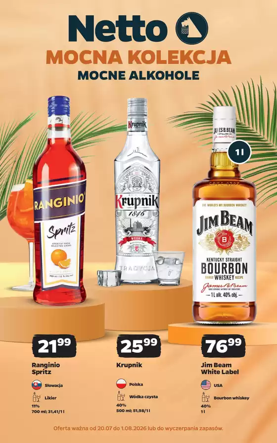 Katalog Netto | Mocna kolekcja mocne alkohole | 2026-07-20T00:00:00.000Z - 2026-08-01T00:00:00.000Z