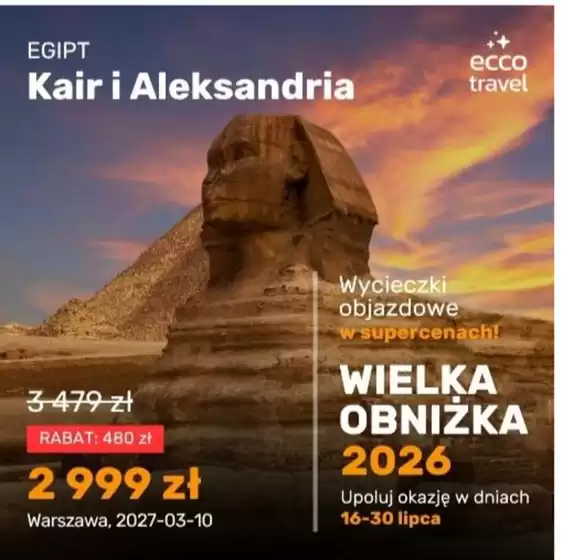 Katalog Ecco Holiday | Ravat 480 zł | 2026-07-20T00:00:00.000Z - 2026-07-30T00:00:00.000Z
