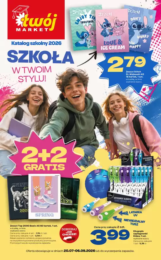 Katalog Twój Market w: Włocławek | Odkryj atrakcyjne oferty | 2026-07-20T00:00:00.000Z - 2026-09-06T00:00:00.000Z