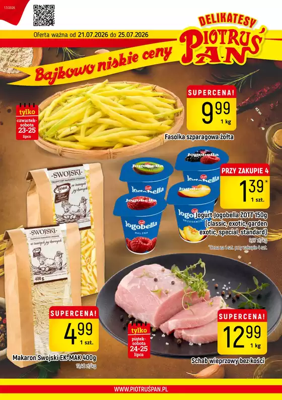 Katalog Delikatesy Piotruś Pan w: Płońsk | Detal 17 2026 www | 2026-07-21T00:00:00.000Z - 2026-07-25T00:00:00.000Z