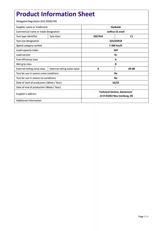 Katalog Hyundai | Hyundai IONIQ 6 Hankook 225 55R18 | 2026-07-22T00:00:00.000Z - 2026-08-05T00:00:00.000Z