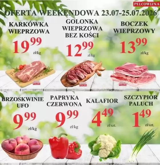 Katalog Pelcowizna w: Miłakowo | Świetne rabaty na wybrane produkty | 2026-07-23T00:00:00.000Z - 2026-07-25T00:00:00.000Z