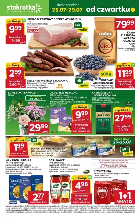 Katalog Stokrotka w: Miłakowo | Supermarket | 2026-07-23T00:00:00.000Z - 2026-07-29T00:00:00.000Z