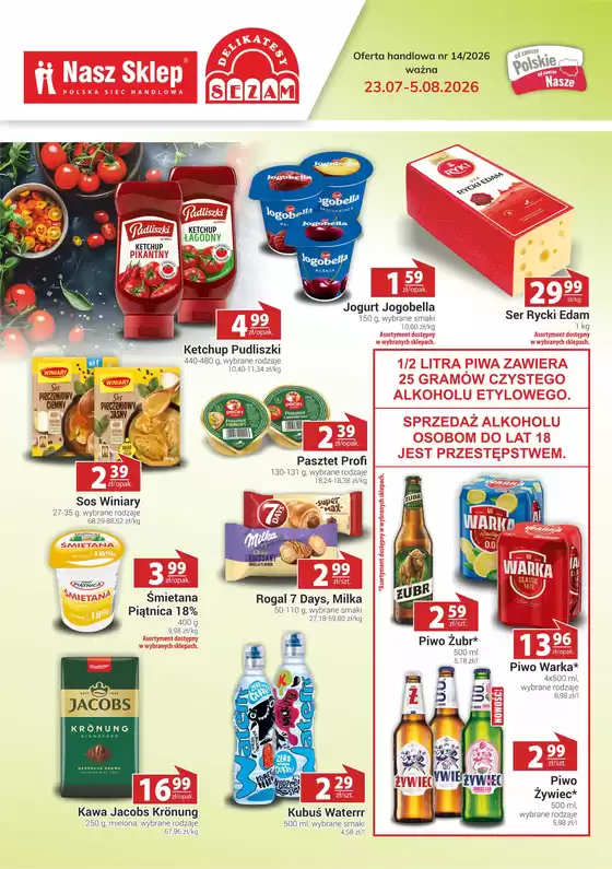 Katalog Nasz Sklep w: Jabłoń | Szeroki wybór ofert | 2026-07-23T00:00:00.000Z - 2026-08-05T00:00:00.000Z