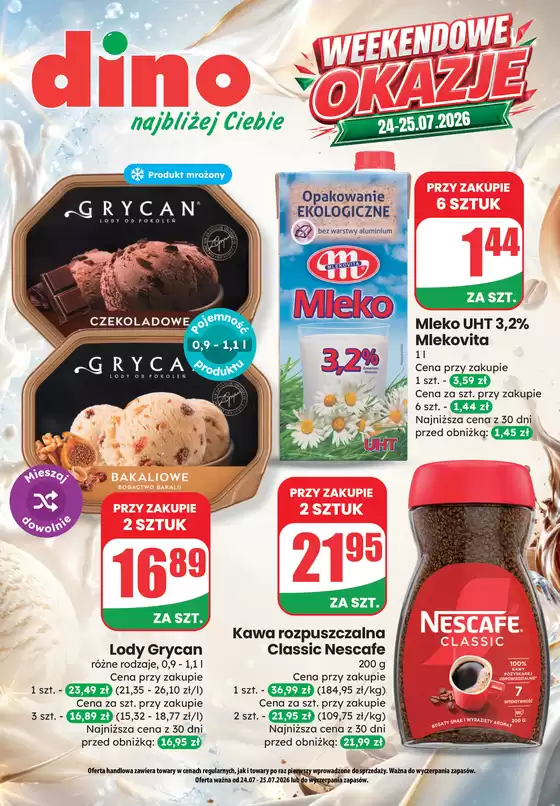 Katalog Dino | Katalog 7 week 2026 8 strony vr4 | 2026-07-24T00:00:00.000Z - 2026-07-25T00:00:00.000Z