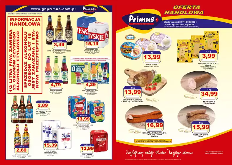 Katalog Primus | Najlepszy sklep blisko Turgjego domu | 2026-07-28T00:00:00.000Z - 2026-08-14T00:00:00.000Z