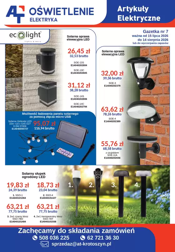 Katalog AT w: Łaskarzew | Artykuły Elektryczne | 2026-07-24T00:00:00.000Z - 2026-08-14T00:00:00.000Z