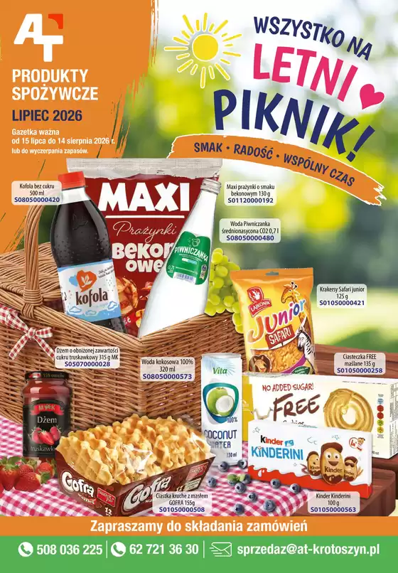 Katalog AT w: Jabłoń | Wszystko na letni pikniki  | 2026-07-24T00:00:00.000Z - 2026-08-14T00:00:00.000Z