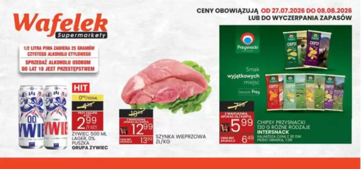 Katalog Wafelek | Wafelek gazetka | 2026-07-27T00:00:00.000Z - 2026-08-08T00:00:00.000Z