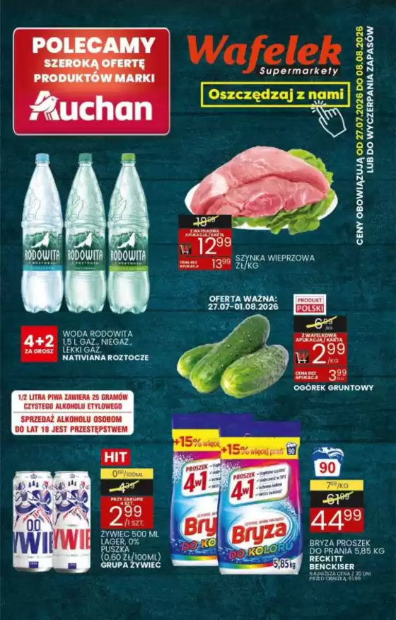 Katalog Wafelek w: Łaskarzew | Najlepsze oferty dla wszystkich klientów | 2026-07-27T00:00:00.000Z - 2026-08-08T00:00:00.000Z